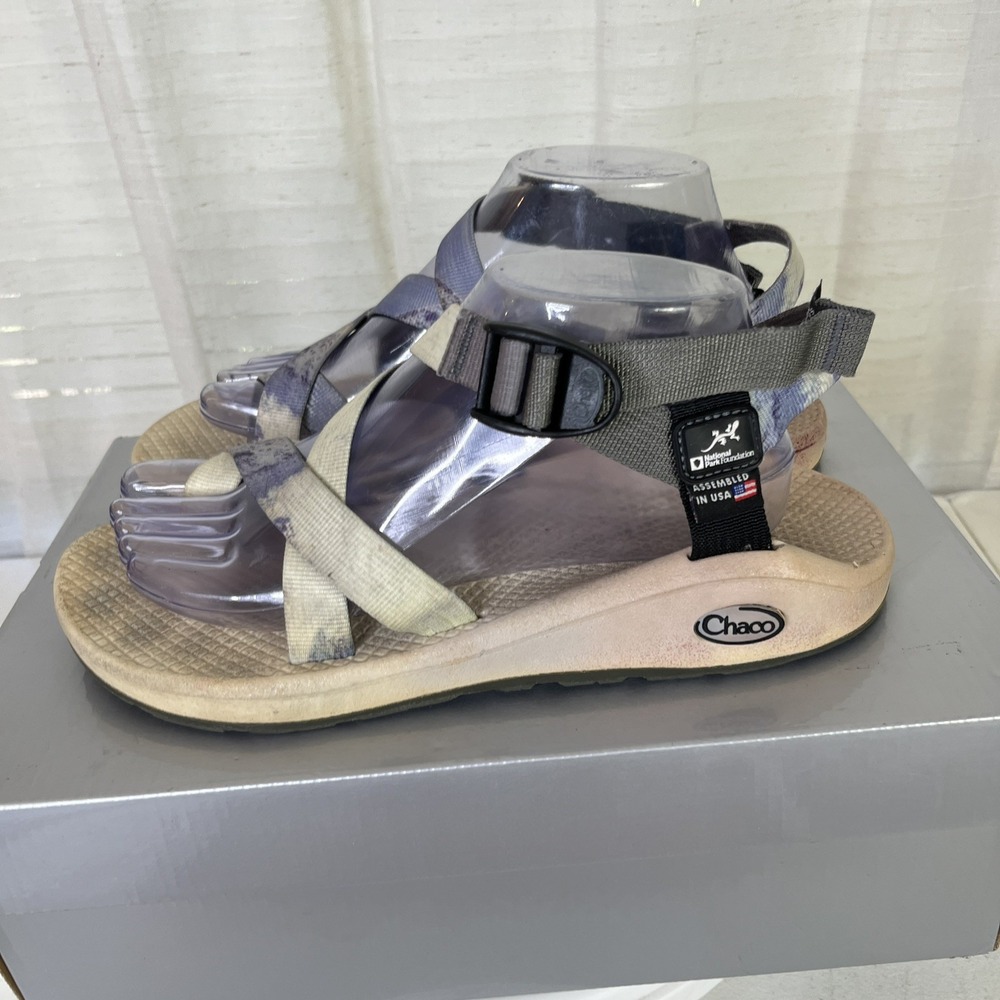Chaco Sport Sandals‎ Z2 "Rare" National Parks Womens size 10 Multi Color